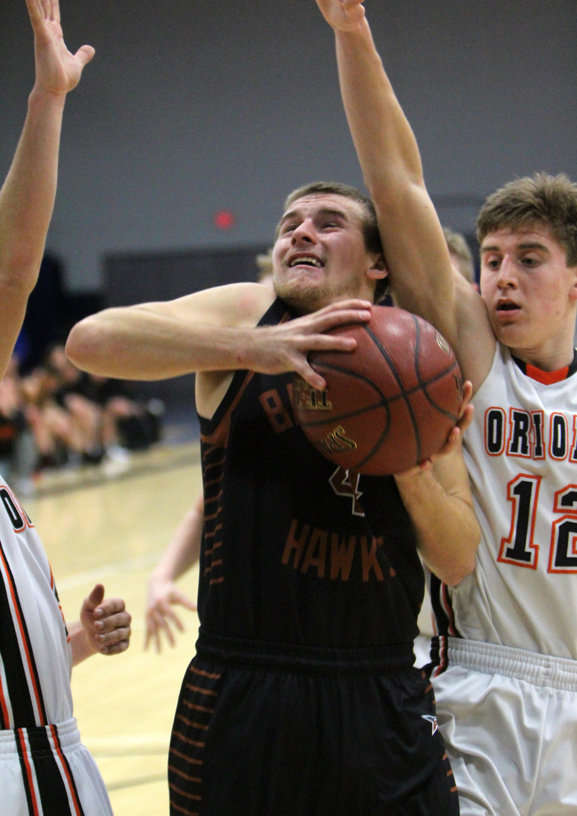 Bloomer boys basketball vs Stanley-Boyd at UW-Stout 12-1-18